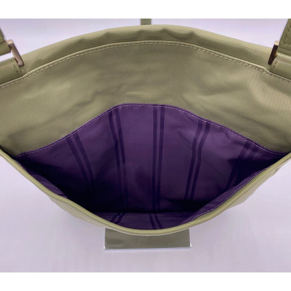 2/$150 TUMI Green Ballistic Nylon Leather Trim Slim Flap Messenger Travel Xbody - Picture 5 of 5